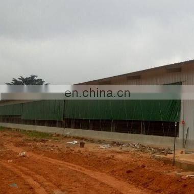 China low cost steel poultry farming chicken house shed with equipment automatic