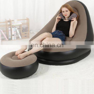 cheap portable living room air sleeping sofas inflatable lounge chair sofa