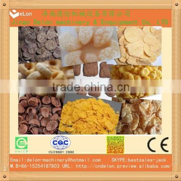 corn flakes machine manufacturing with double screw extruder