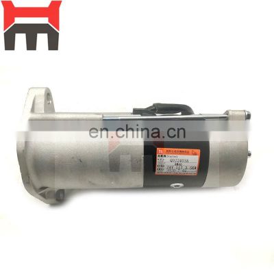 24V Starter motor 4M40 M008T80471 For E307D E306 E308D Excavator