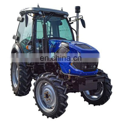 4x4 wheel drive agriculture manufacturer 70 hp farming agriculture tractors mounted front end loader and backhoe for sale