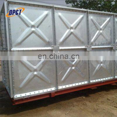 Galvanized steel panel  water tank modular HDG storage water tank