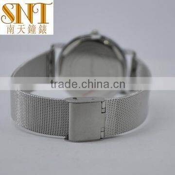 Men Watch Personalized Sublimation Blank Watch Stainless Steel Mesh Band Watch