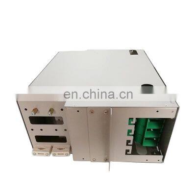 Fiber Optic Terminal Sc LC FC ST 12 24 48 PORT Rack Mount ODF Patch Panel 19inch empty/Full Load Optical Distribution Frame