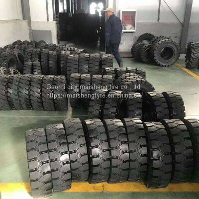 Industrial forklift tire 28X9-15 650-10 solid tire delivery timely