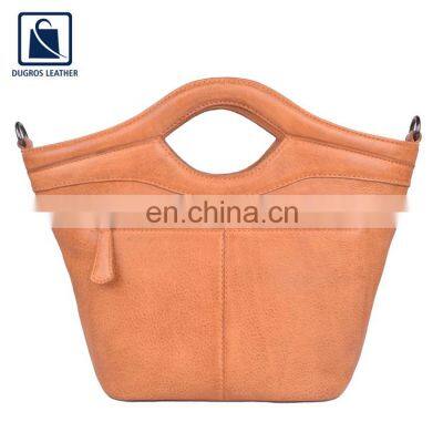 Stylish Look Attractive Vintage Style Swiss Cotton Lining 30 X 33 X 8 Cm Custom Size Genuine Leather Women Handbag for Sale