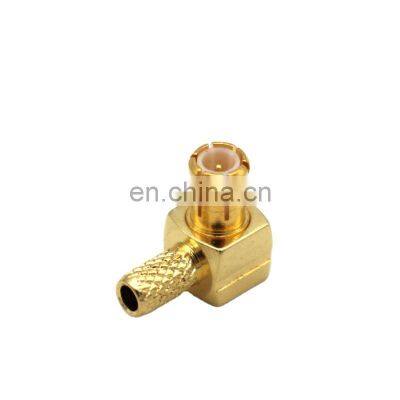 MCX Connector Crimp MCX Plug Male Right Angle Connector for Rg178 photo-5