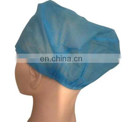 Hot Sale Non-woven Disposable Round Cap For Hospital And Food Industry Bouffant Surgical Cap