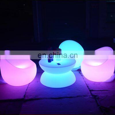 PE  plastic bar stool high chair led plastic table club counter stool commercial combination sofa hookah bar furniture lounge