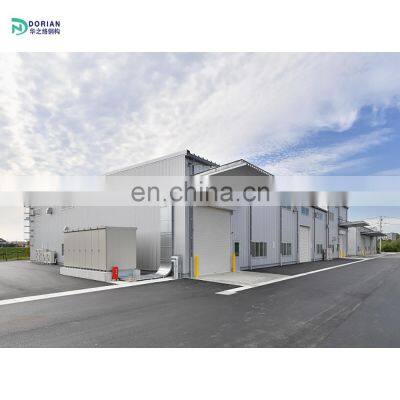 layout design steel structure roof space frame aircraft hangar with lighting