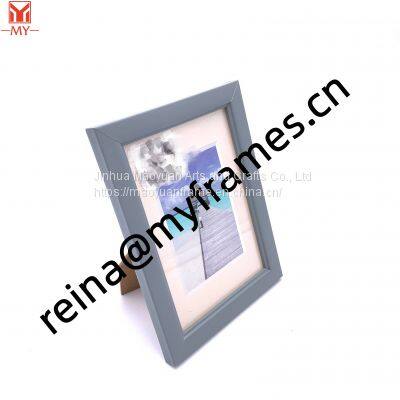 PS Plastic Blue Gray Wide Edge Photo Frame Coast Picture Frame