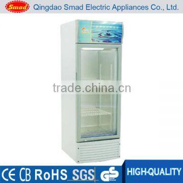280L Commercial Glass Door Soft Drink Refrigerator Showcase Refrigerator photo-2