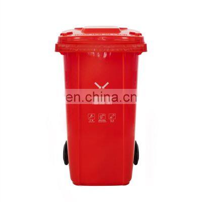 240l plastic trash can cheap sale price garbage can plastic waste bin with wheels oem