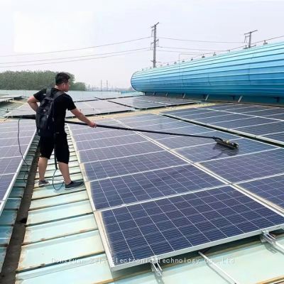 China best Solar Panel Cleaning photovoltaic panel cleaning brush PV cleaning robot