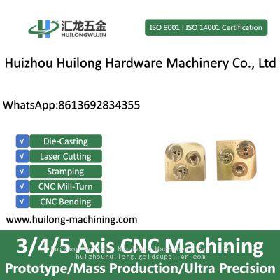 Brass Machining Aluminum Custom Precision Metal Milling Machining Services CNC Machining Parts with Clear Hard Anodized