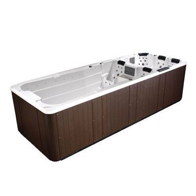 outdoor hot tub swim spa outdoor swimming spa tub with Gecko System