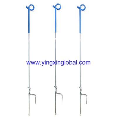 PP02 electric fencing posts paddock pigtail metal posts with spiral foot spring steel