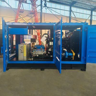 Diesel-Driven 1500bar High Pressure Cleaning Machine Industrial Water Jetting Equipment Derust Paint Remove Pipeline Cleaning