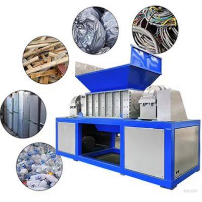 Industrial Double Shaft Shredder With 30-50HP Motor for Heavy-Duty Waste Processing