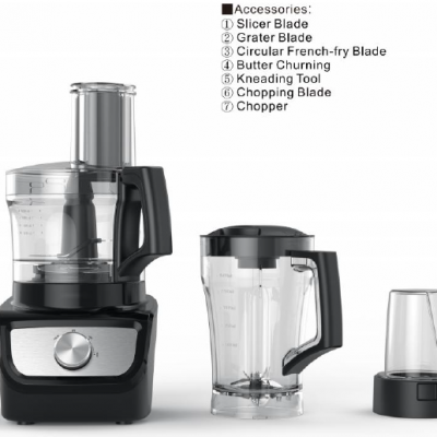 Processador de alimentos e liquidificador todo - em - um (Wechat:13510231336)