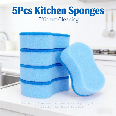 Wholesale Kitchen Sponge Foaming Sponges With Scouring Pad
