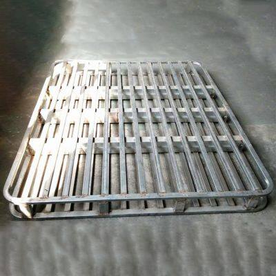 Industrial Galvanized Steel Pallet for Warehouse Storage and Container Stacking