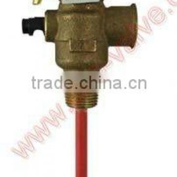 pressure and temperature relief valve