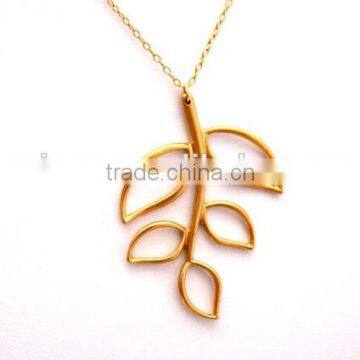 latest design gold pendant necklace high quality 316L stainless steel simple Pendant Necklace