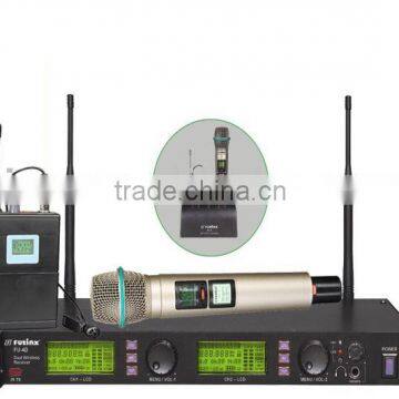 UHF wireless true diversity microphone