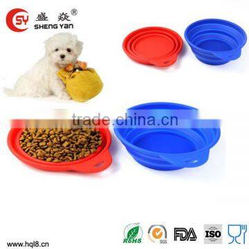 silicone dog bowl feeder.pet dog bowl