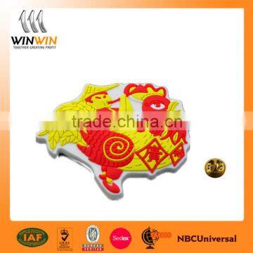 Silicone Rubber Soft Pvc Lapel Pin photo-2