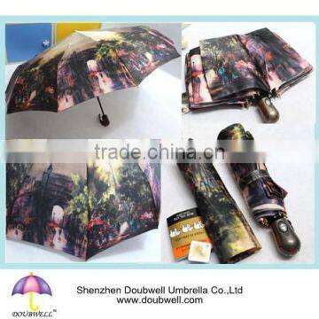 China manufacturer supply automatic umbrella 3 fold with high quality