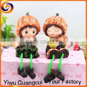 2016 merry happy Halloween pumpkin couple resin crafts doll                        
                                                Quality Choice