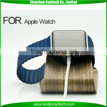 Natural wooden material stand for iPad air apple watch samsung galaxy smartphones