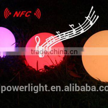 LED light ball with bluetooth speaker remote control YXF-400B1