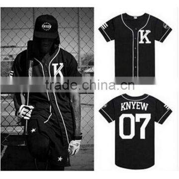 New Products 2016 Custom Blank Baseball Jerseys Wholesale With Sublimation Printing Quality Choice Most Popular photo-6