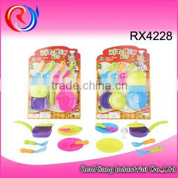 Children cooking toys plastic kitchen set toy