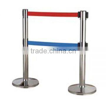 Double Retractable Belt Barrier/Queue Pole photo-2