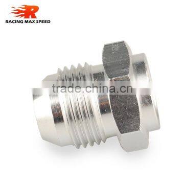Real Alloy Fittings Hose Connector Wholesale An Male Aluminium Weld On Fitting Aluminum Hose Adapter AN4-ONE photo-4