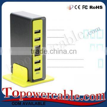 Multi 6 Ports Usb Connector Splitter Box Hub With Charging Port photo-4