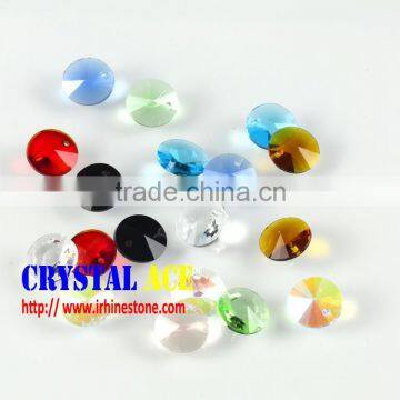 Bling Bling Rivoli beads, unfoiled crystal glass stones, shape crystal beads for curtains