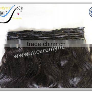 Wholesale Clip in Hair Extension 100% Brazilian Human Long Hair Body Wave photo-4