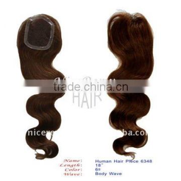 4*4 brazilian human remy hair extension top closure