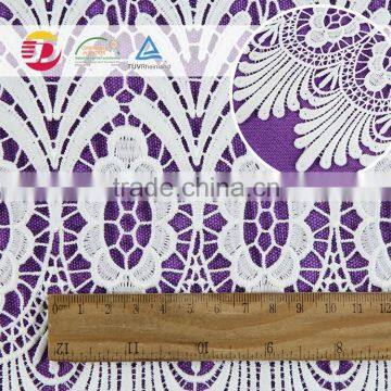 wholesale cheap nylon cotton embriodered african lace dress fabric for dress china supplier