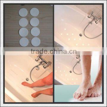 Diamond Pattern Anti-slip Discs Non Slip Stickers for Tubs and Showers (Clear) photo-2