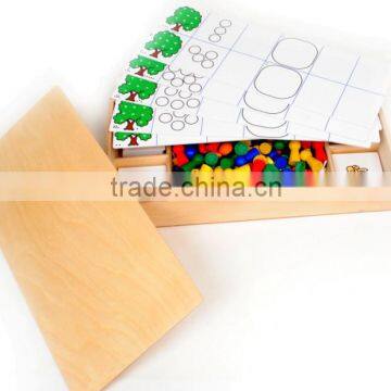 Cartoon Design Wooden Learning Puzzle Toy,Lovely Wooden Learn Count Number Toy,number Match Educational Game MDD-1014 photo-3