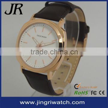 in stock watch leather strap Classic watch custom logo waterproof 5ATM