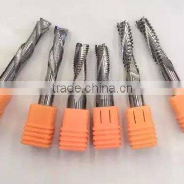 CNC Solid carbide spiral router bits upcut with chip