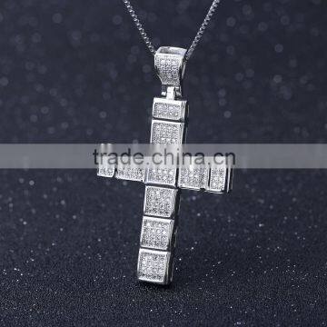 CYW Christmas Gift 925 Sterling Silver Cross Pendant Design for Boys photo-2