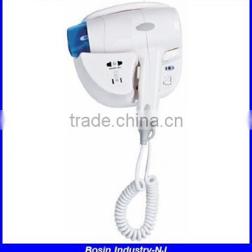 high quality hotel bathroom wall mounted professional hair dryer